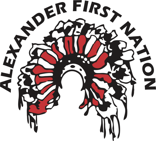 Alexander First Nation logo with headdress design.
