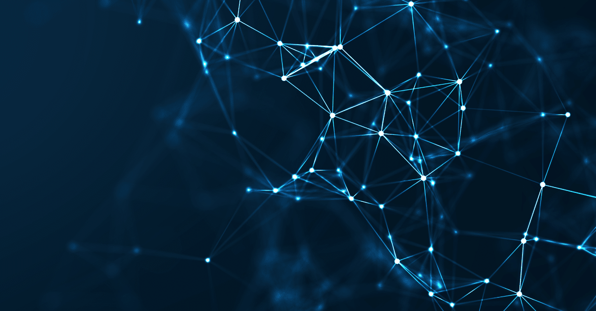 Abstract digital network connections background